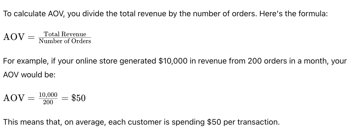 What is Average Order Value (AOV)? – Everything Marketing